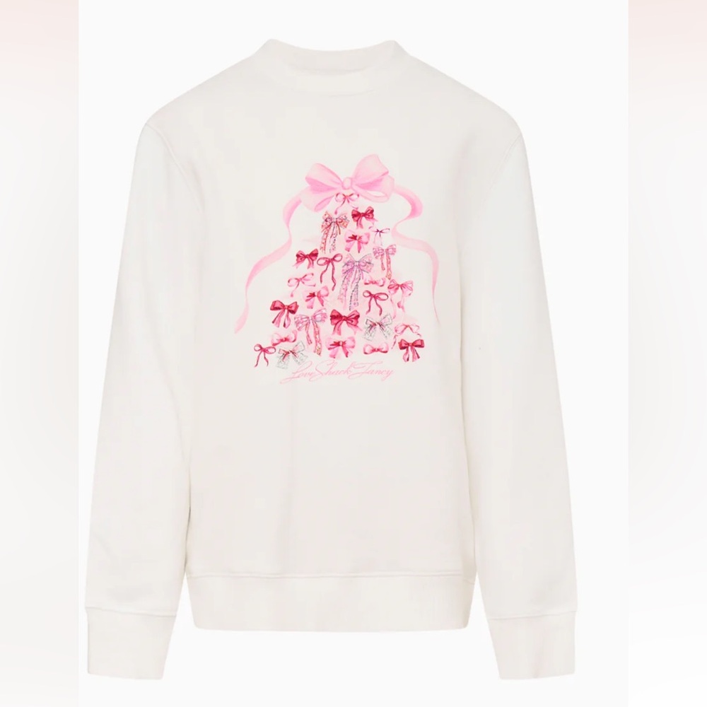 🎀🎄🎀 LOVESHACKFANCY  HAVENLEIGH CHRISTMAS BOW FLEECE 🎀🎄🎀 NWT 🎀🎄🎀